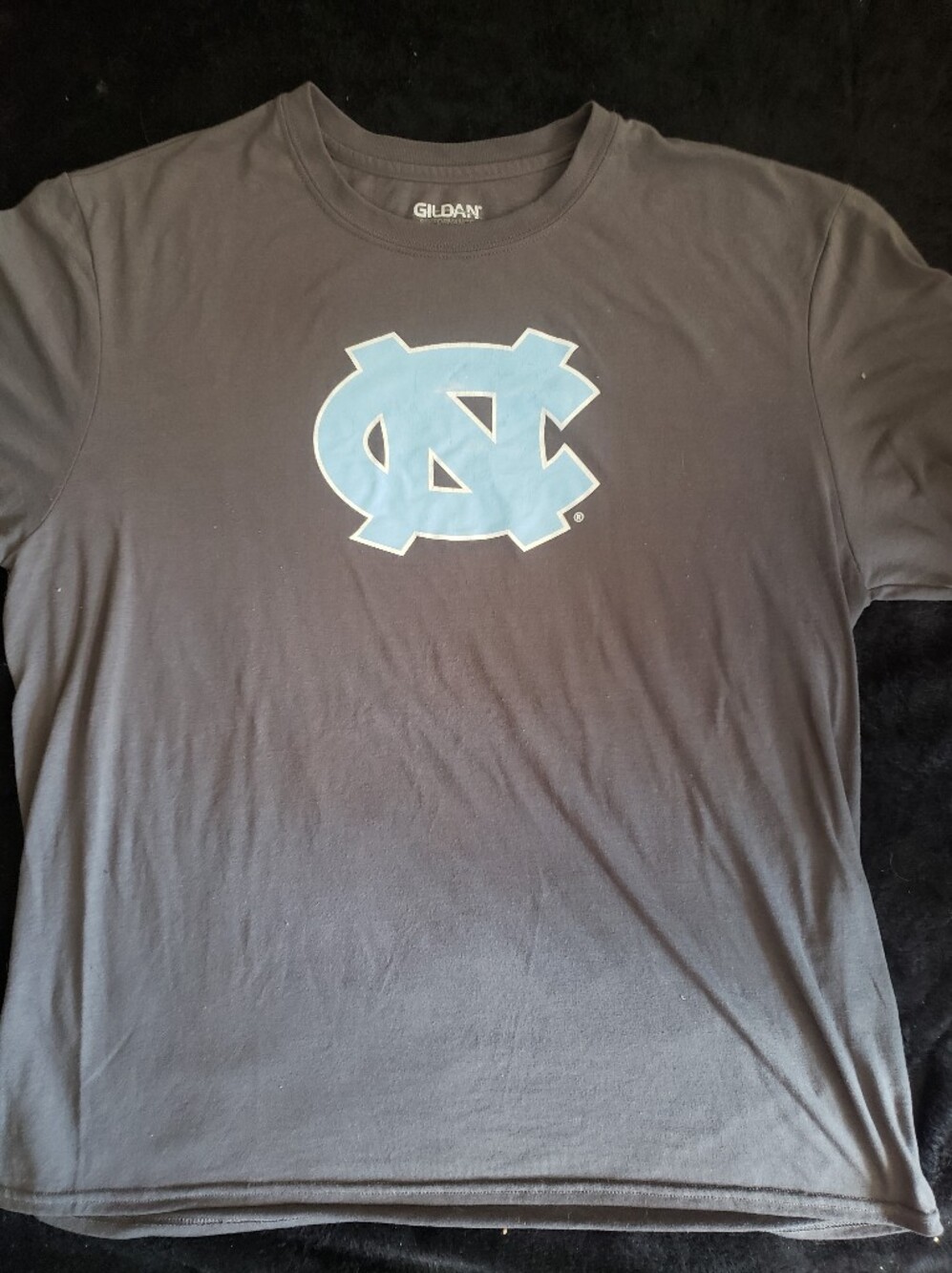 Gildan Grey University Of North Carolina Tar Heels Graphic Heels XL